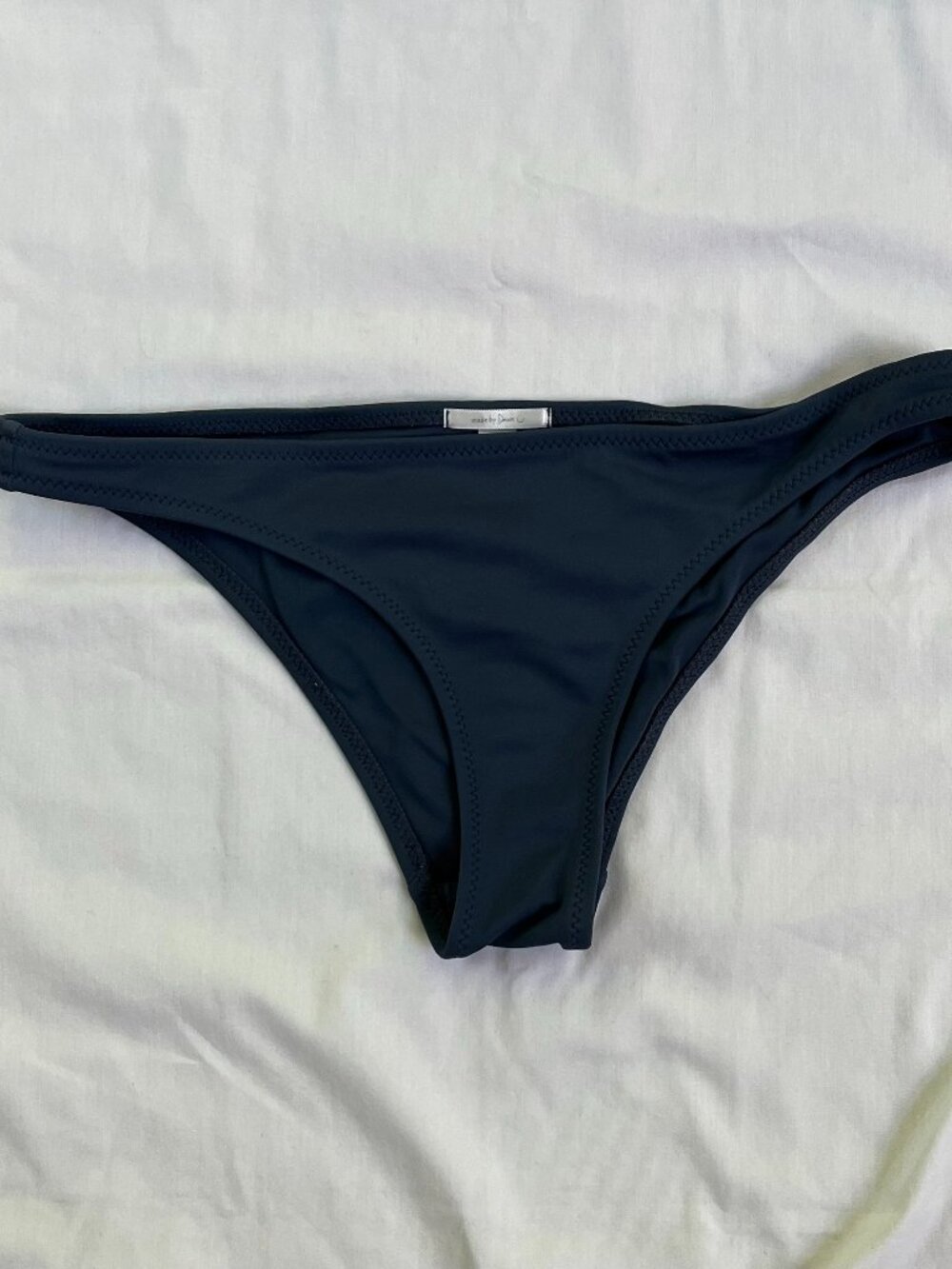 Made by Dawn Bikini Bottoms Size M - Steel Blue Color